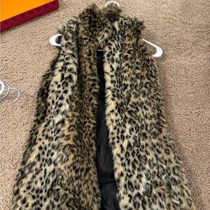 Fur vest from Bershka